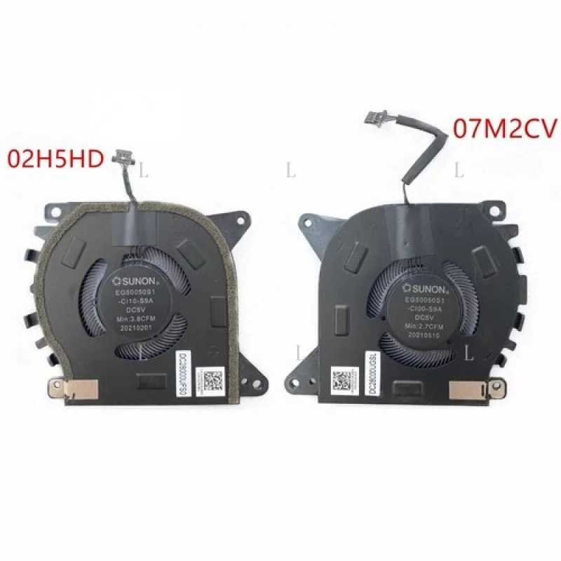 L لمروحة Dell Alienware X15 R1 02H5HD 2H5HD 07M2CV 7M2CV EG50050S1-CI00-S9A #1