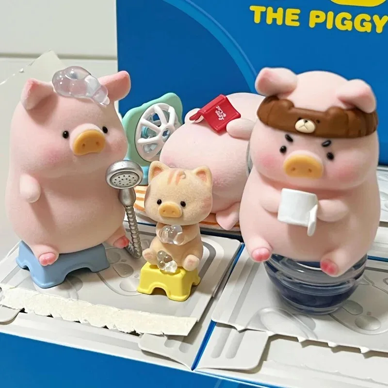 Caja ciega de la serie Lulu The Piggy Stay With You, figura de Anime Kawaii, colección de cajas misteriosas, modelo de juguete, regalo sorpresa para niños