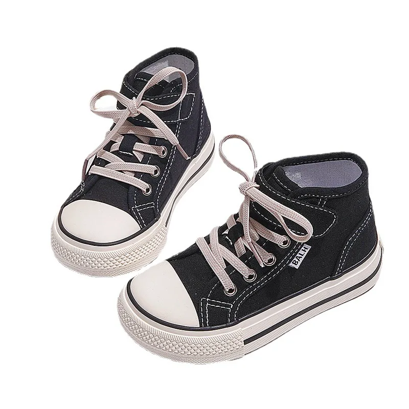 High Top Canvas Shoes Children Summer New Boys and Girls Board Shoes Colorful Students Korean Style Board Shoes zapatos niña