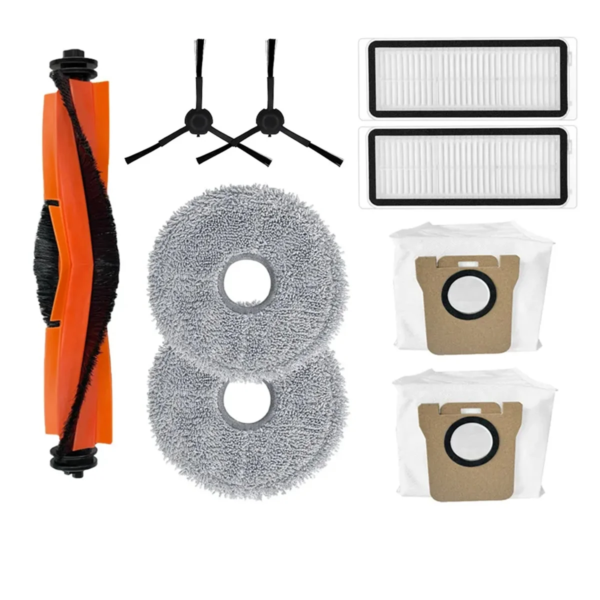 

For Bot L20 Ultra / L30 Ultra / X20 Pro Robot Vacuums Main Side Brush Filter Mop Rag Dust Bag Part Accessories