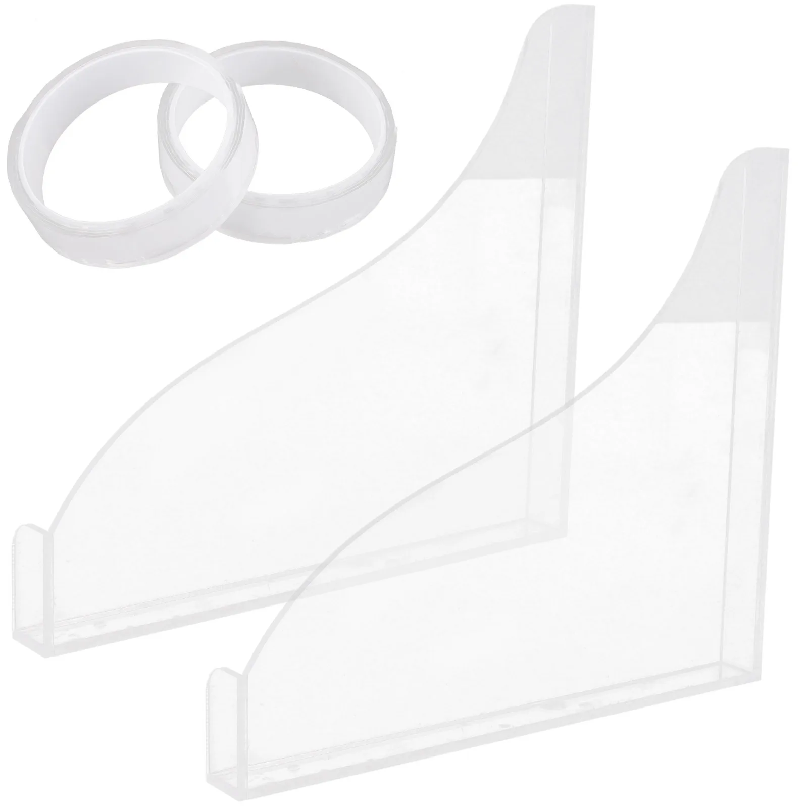 

1Set Bathtub Splash Guard Acrylic Shower Water Protector Transparent Splash Guard for Tub Corner Water Blocker