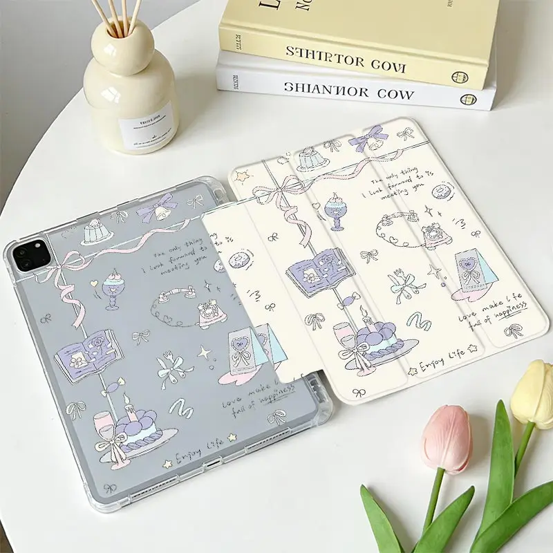 Tri-fold Protective Case For IPad Mini6 8.3 air3 10.5 Pro11 2nd 3rd 4th iPad 10.2 7/8/9 4/5th 10.9 iPad A16 2025 11th Air11/13