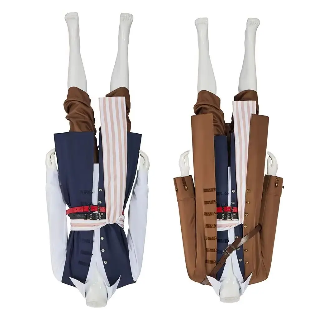 

Movie Jack Cosplay Captain Costume for Men Punk Retro Pirate Uniform Suit Halloween Carnival Party Disguise Outfits