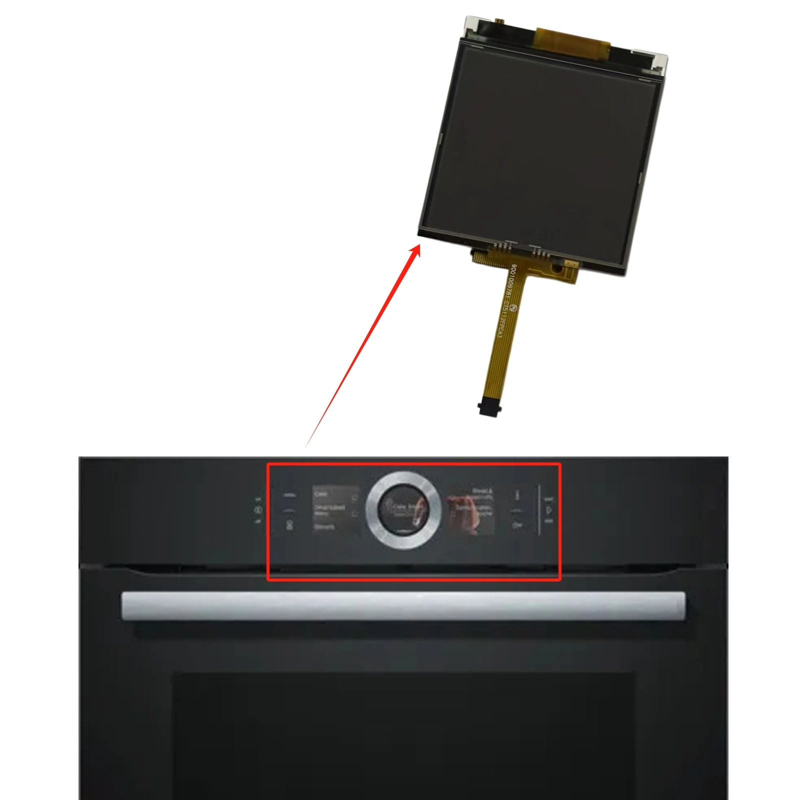 For Bosch HBG636BB1 HBG636BS1 HBG636BS1W HBG636ES1 HBG636LB1 HBG636LS1 HBG636NS1 Build-in Oven Touch LCD Screen Display Repair