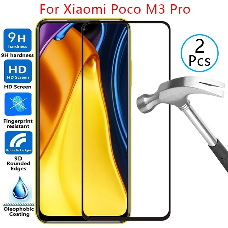 Защитный экран 9d, чехол из закаленного стекла для xiaomi poco m3 pro, чехол для pocom3pro m 3 3m m3pro 4g, чехол для телефона