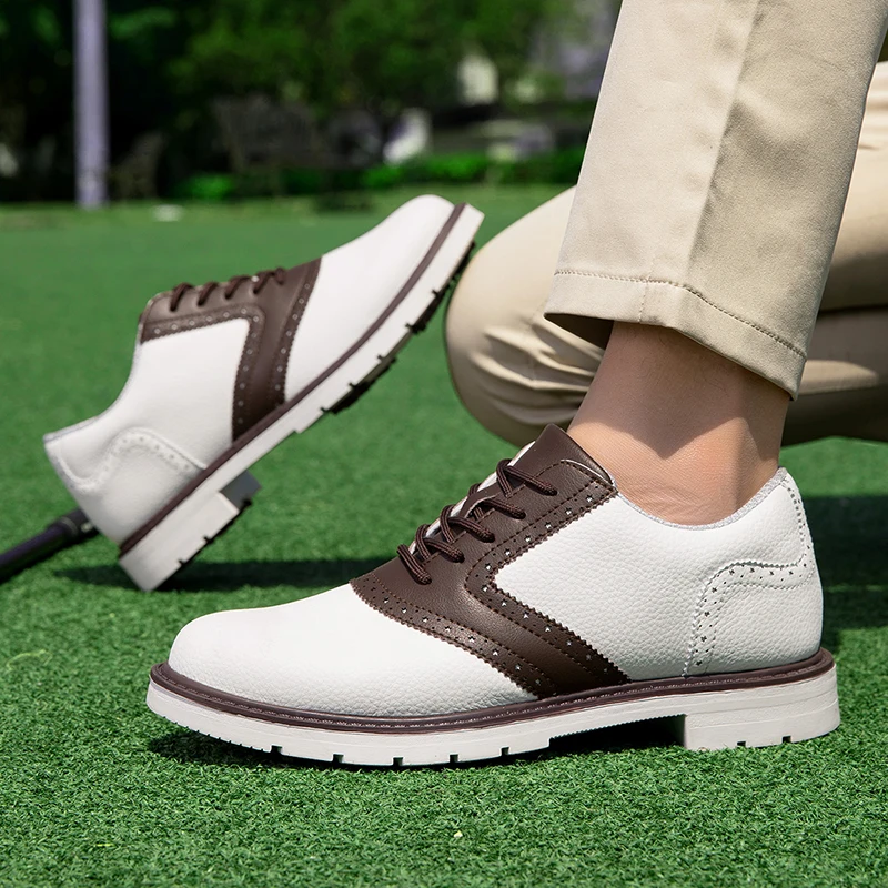 

New Golf Shoes Men's Style Sports Four Seasons Fashion Sneaker Breathable Non-slip Wear Resistant Hiking Walking Footwear