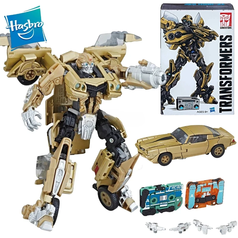 Auf Lager Hasbro Studio Series SS19 Bumblebee Vol. 1 Retro Rock Garage Actionfigur Modellkollektion Spielzeug Geschenk