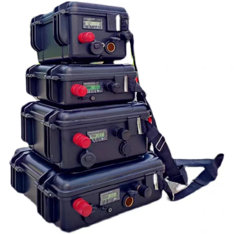 IP67 Waterproof 24V Lithium Ion Battery with BMS 60Ah-150Ah Boat Thruster Solar Inverter Compatible with 10A Charger