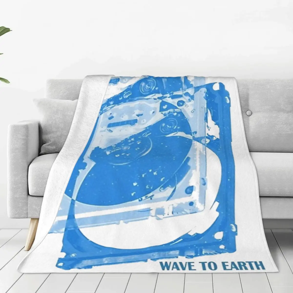 Wave To Earth Korean Band Merch Blanket Flannel Home Kpop Hip Hop Throw Blanket Cozy Ultra-Soft for Office Bedspreads