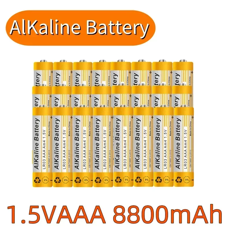 1.5V AA 9800mAh AAA 8800mAh Alkaline Battery for Led Light Toy Mp3 Camera Flash Razor CD Player Wireless Mouse Keyboard Earphone