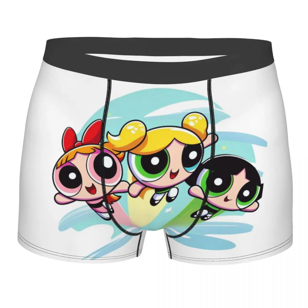 

Powerpuff Girls мультфильм анимация нижнее белье мужские сексуальные шорты-боксеры с принтом на заказ трусики