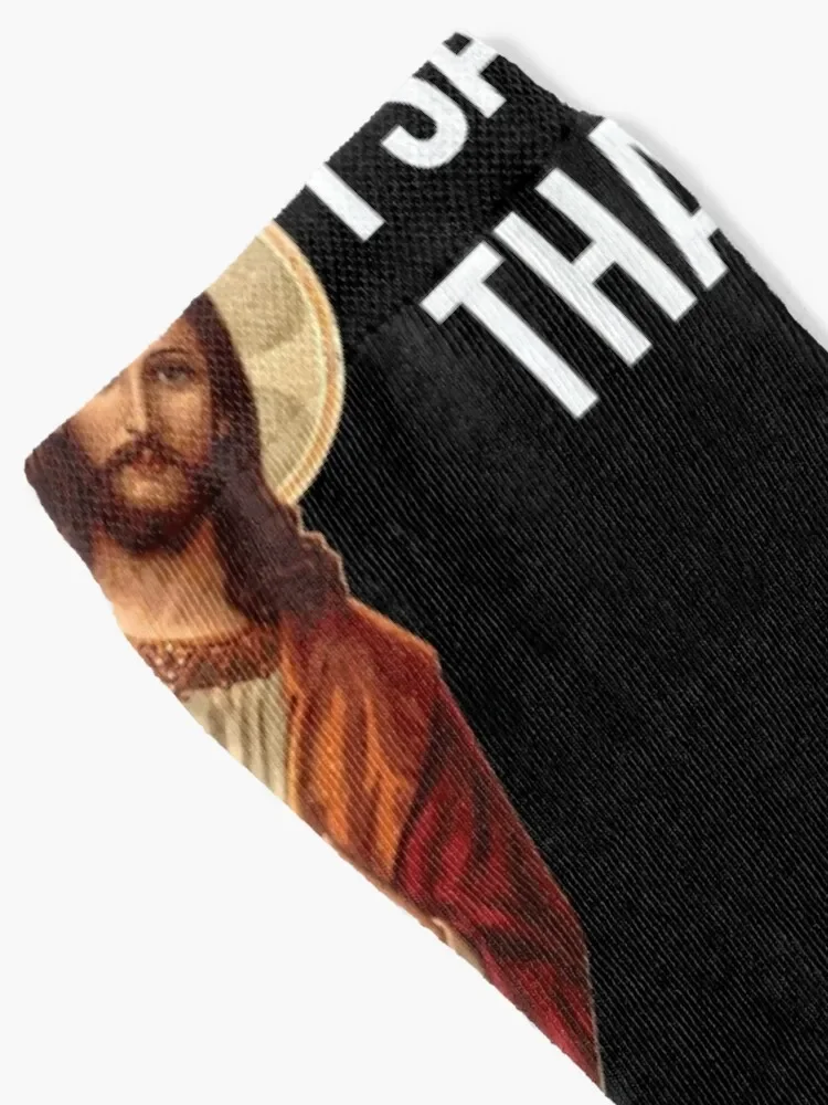 Jesus Meme I Saw That Socks christmass gift luxe Designer Man Socks Women's