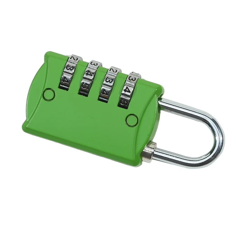4 Dial Digit Password Lock Combination Suitcase Luggage Metal Code Password Locks Padlock Travel Safe Anti-Theft Cijfersloten