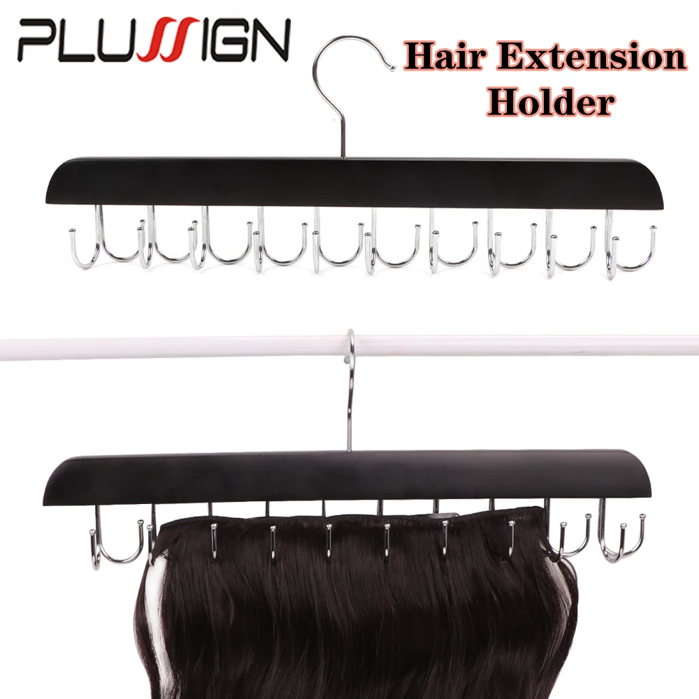Extra Long Hair Extension Holder Hair Extension Hanger For Full Length Weft Top Hair Rack Holds Multi-Layer For Barber Shop/Home
