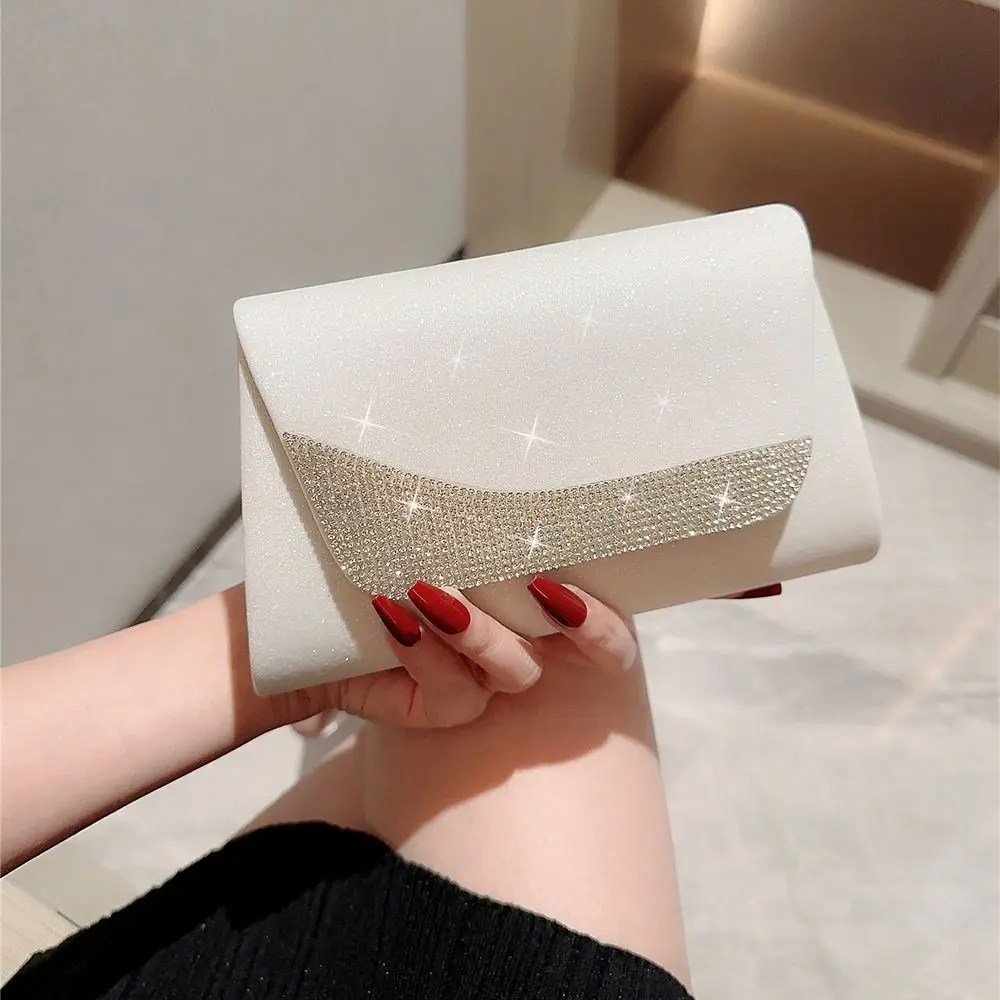 Sequin Evening Bag Women Elegant Fashion Banquet Clutch Chain Shoulder Bags Luxury Purse Female Wedding Party Handbags