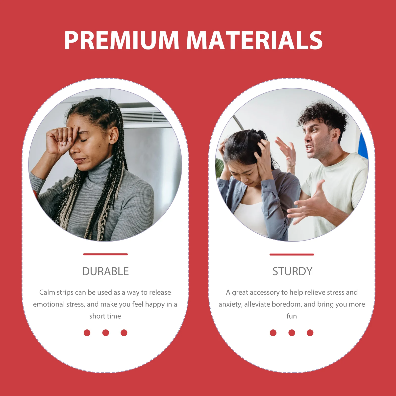 

18pcs Calm Sticker Anti-Stress Sticker Sensory Relief Strips For Anxiety Reduction Adhesive Decal Textured Stickers Pressure