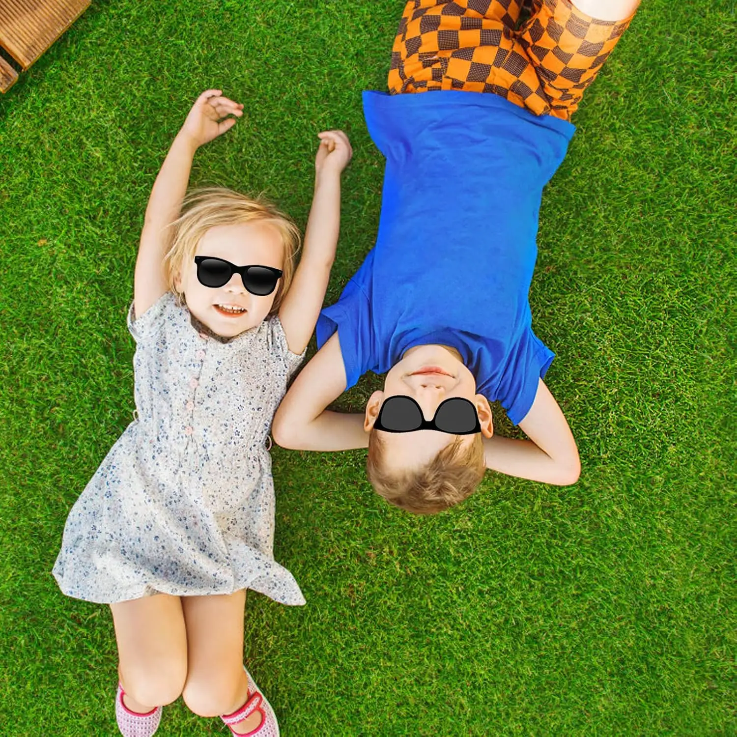 Artificial Grass Turf Lawn 10' x 10' Outdoor Rug, 0.8