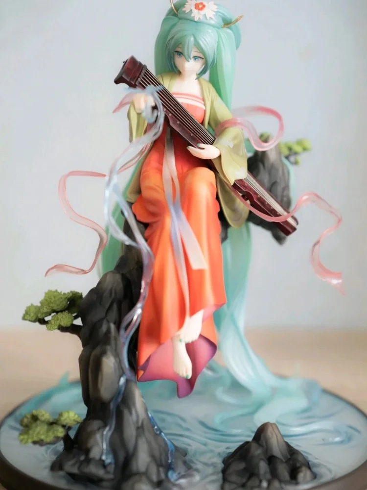 

1/7 Genuine Gsc Hatsune Miku Character Vocal Series High Mountain Flowing Water Ver. Collect Model Decoration Peripheral Gift