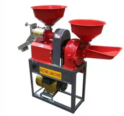 

250-300kg/h Rice Milling Machine Grain Processing Mini Rice Mill Grain Hammer Mills for Philipphines