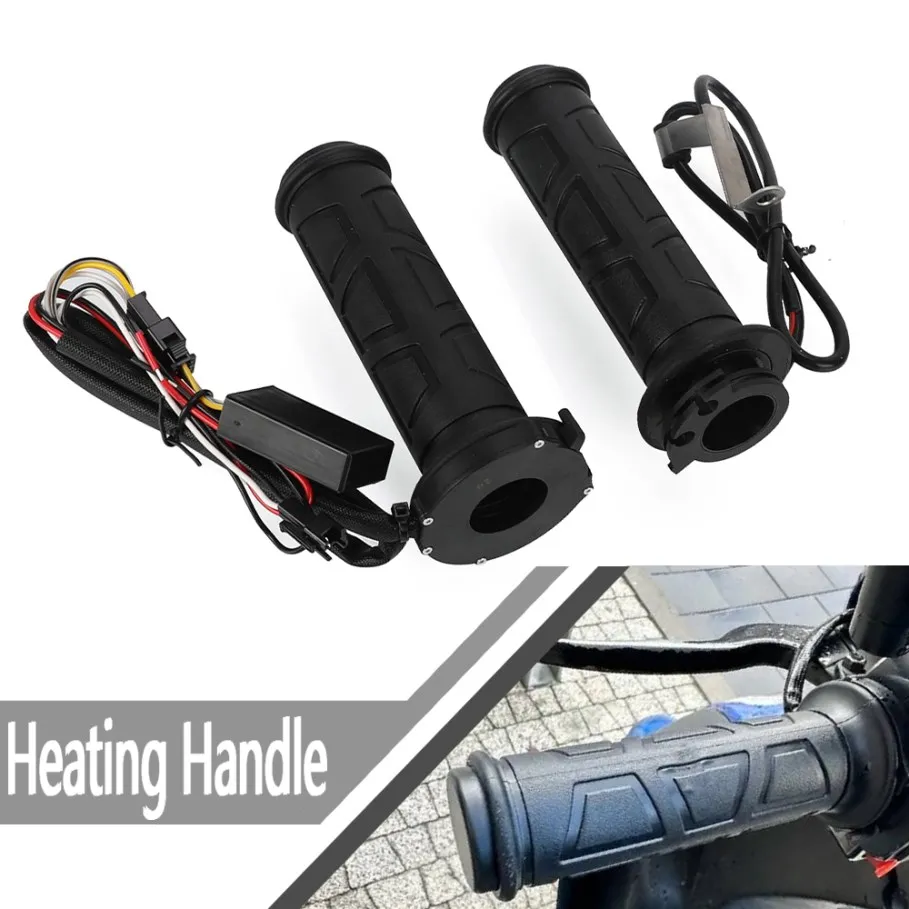 

Universal 7/8" 22MM Motorcycle Motocross Heating Handle 12V Winter Temperature Adjustment Hand Heated Grips Hot Handlebar 2024