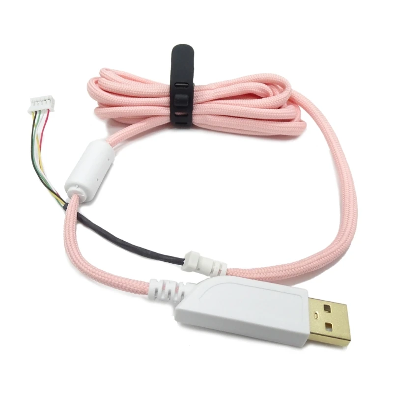 DIY Nylon Cord Umbrella Rope Mouse Cable for ZOWIE EC1-A EC1-B FK1 Mouse Wire