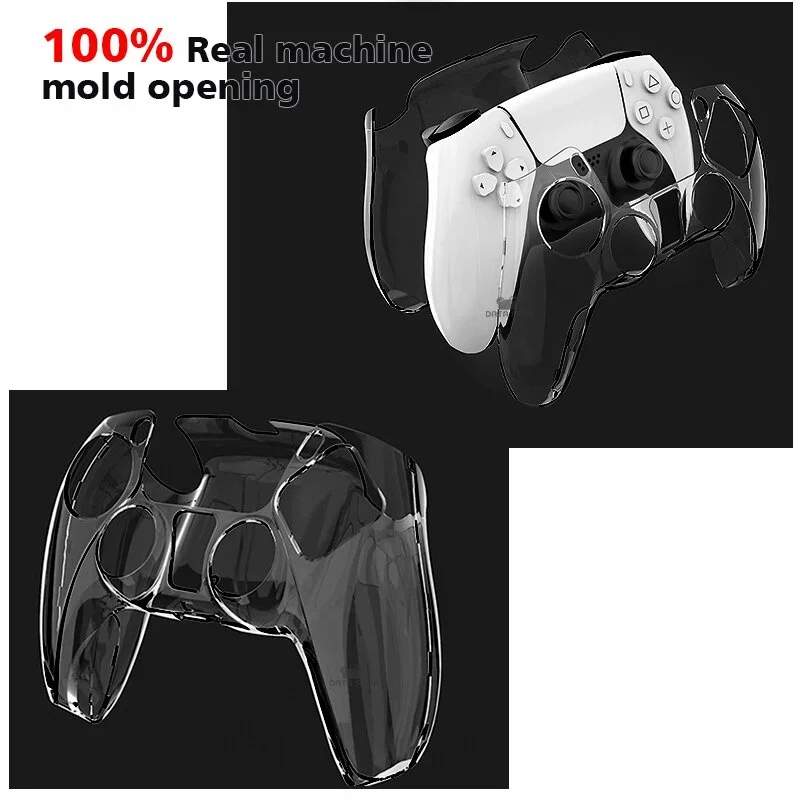 Transparent Cover for PS5 Controller Hard PC Clear Case for Playstation 5 Gamepad Accessories