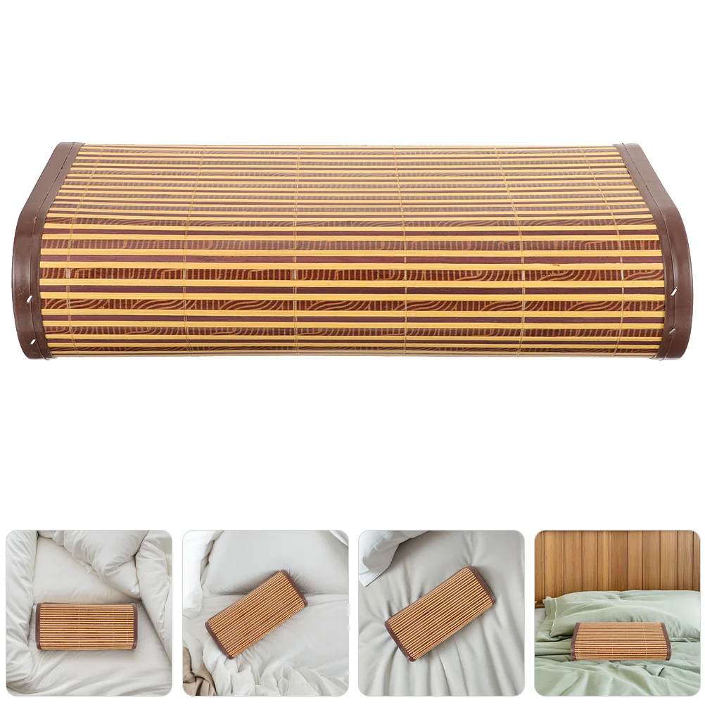 

2Pcs Bamboo Hollow Pillow Cooling Neck Cushion Breathable Ergonomic Headrest for Sauna Steam Room Hot Sleepers