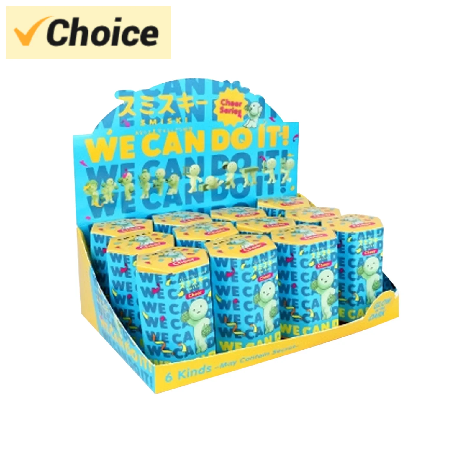 

6/12 PCS Dreams Smiski Glow in The Dark Figure, Living Series, Random Style,Cute Pendant Car Ornaments Luminous Box 12 Boxes