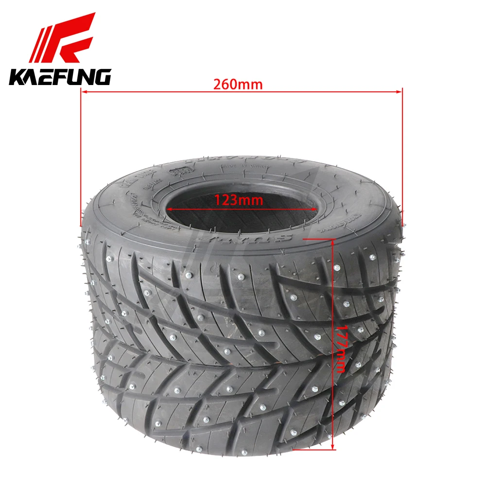 10Ⅹ4.50-5 11X7.10-5 Winter snow tires 5-inch anti-skid tires for Kart Front and Rear Drift Kart Accessories