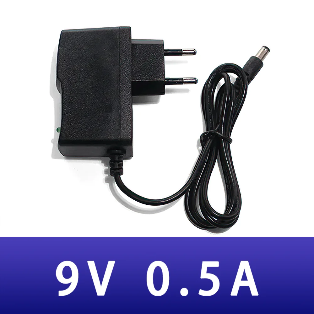 

1pcs AC DC 9V 0.5A power adapter EU AU UK US 5.5mm x 2.1mm interface Power Supply 100-240v ac adapter for arduino UNO MEGA CCTV