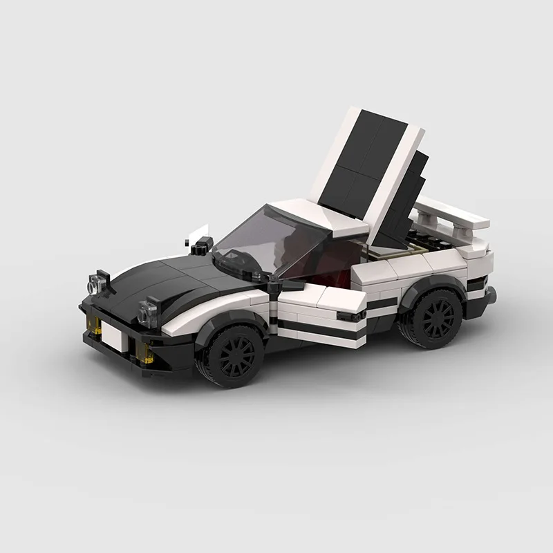 313pcs AE86 auto bouwsteen speelgoed Initial D Technische Fujiwara Tofu Winkel Japan Sport Auto Model Bouwsteen