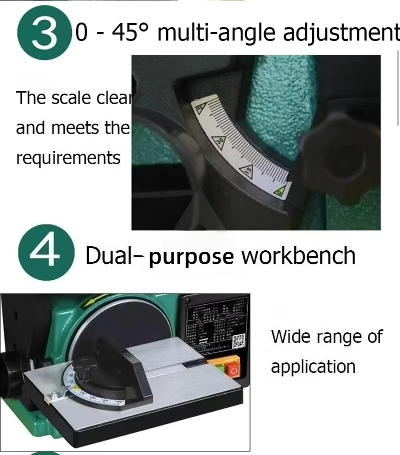 Lijadora de madera de sobremesa pequeña, lijadora de banda, pulidora abrasiva eléctrica de grado Industrial, adecuada para lijado de madera y Metal