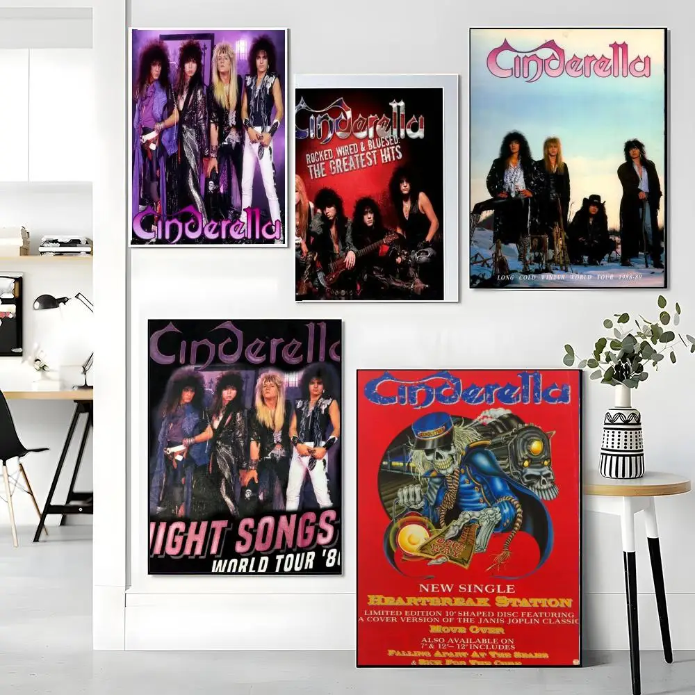 band C-Cinderella-A Painting Calligraphy Artwork for Living Room Bedroom Office Home Decor