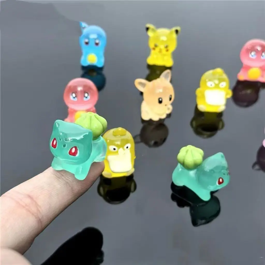 7-teiliges Set Pocket Monsters Anime-Figuren, niedliche Modelle, Kawaii-Statuen, Schreibtischdekoration, Ornament, Sammlerstück, Geburtstagsgeschenk – Detail 5