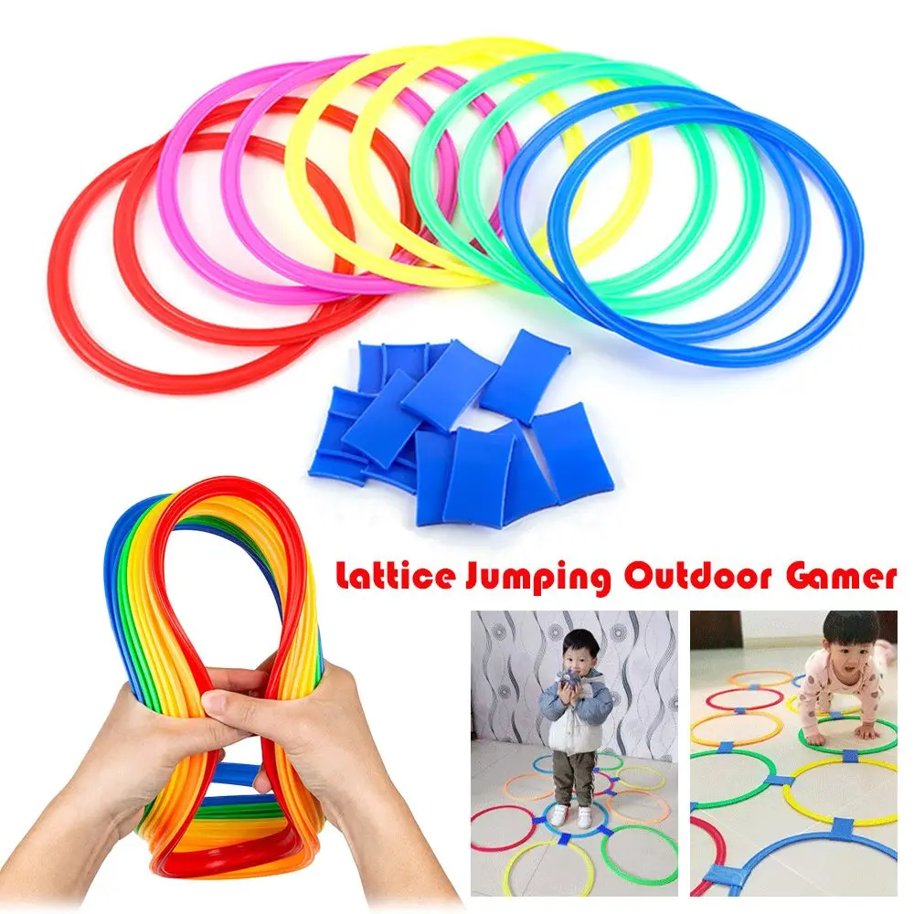 Regalos para Niños, juego sensorial al aire libre, entrenamiento, deportes, entretenimiento, juguetes para niños, deportes, salto, anillo circular