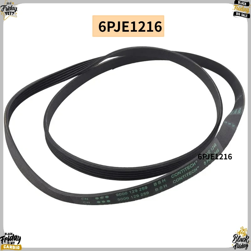 For Haier Drum Full Self Washer Belt V13819 6PJE1216