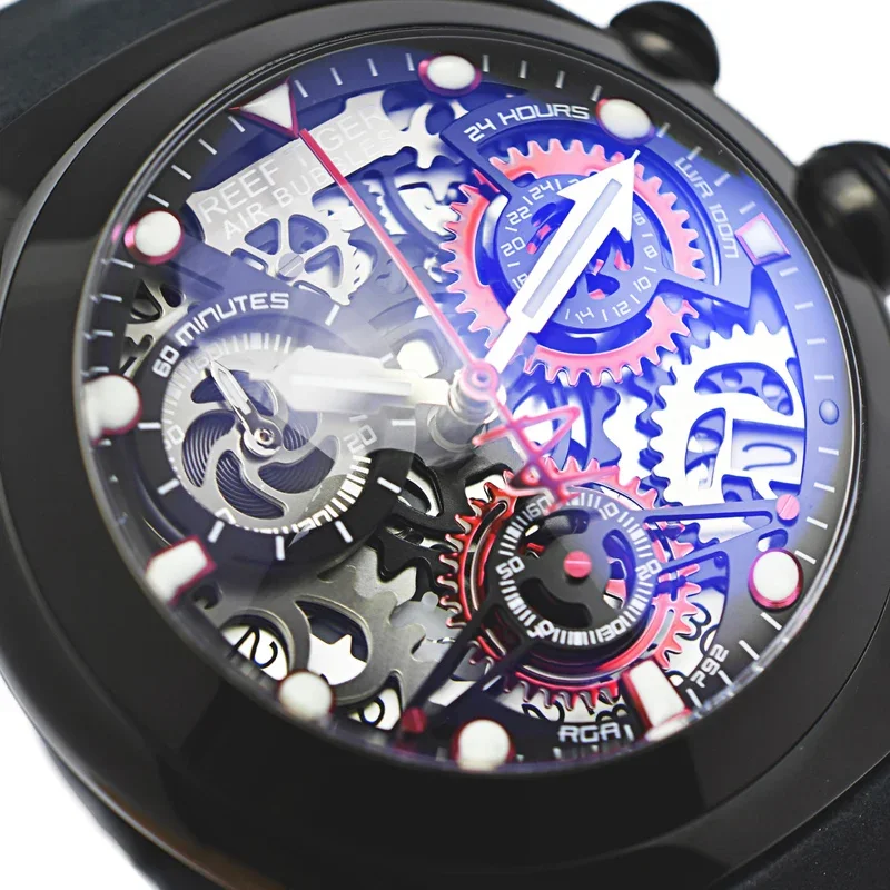 كرونوغراف ريف تايجر مونترس دي سبورت لور أرض الإنسان، montres à cadran Seton avec date، montre d'affaires decontractée، RIncome