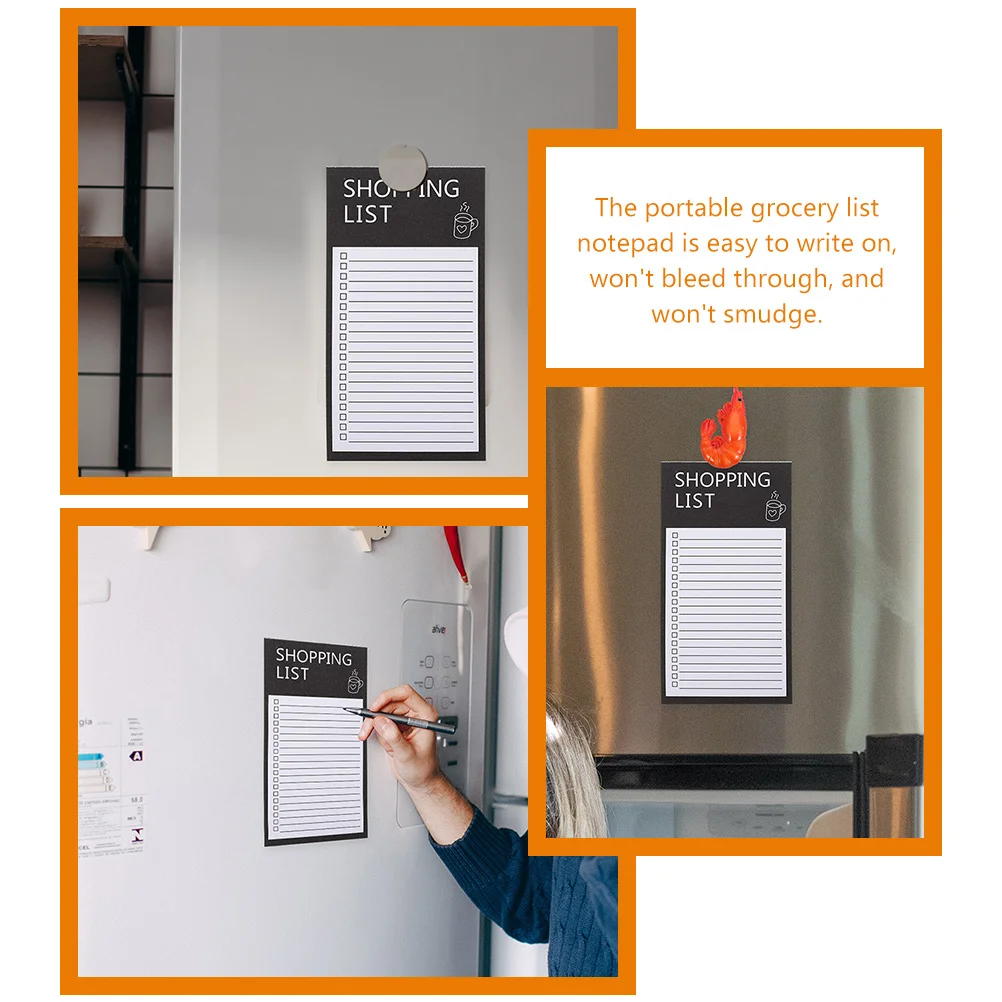 

Grocery List Notepad Small Daily Planner Portable Shopping Planning Notebook Tearable Writing Pads Students Stationery