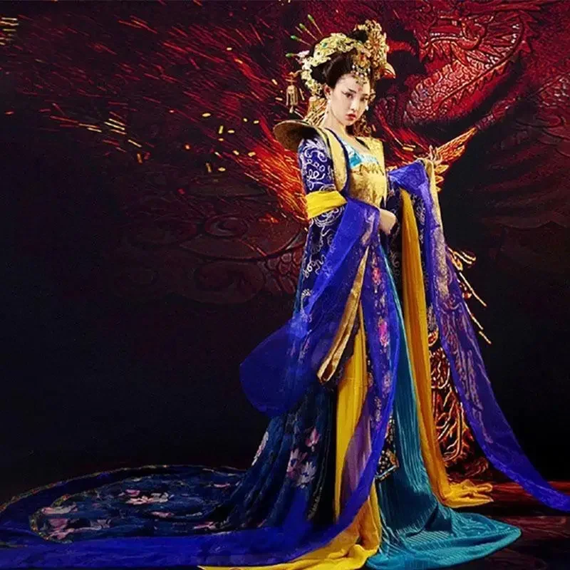 

2022 Women Tang Dynasty Hanfu Suit Ancient Costume Concubine Cosplay Photography Clothing High Quality Stage Performance Clothes