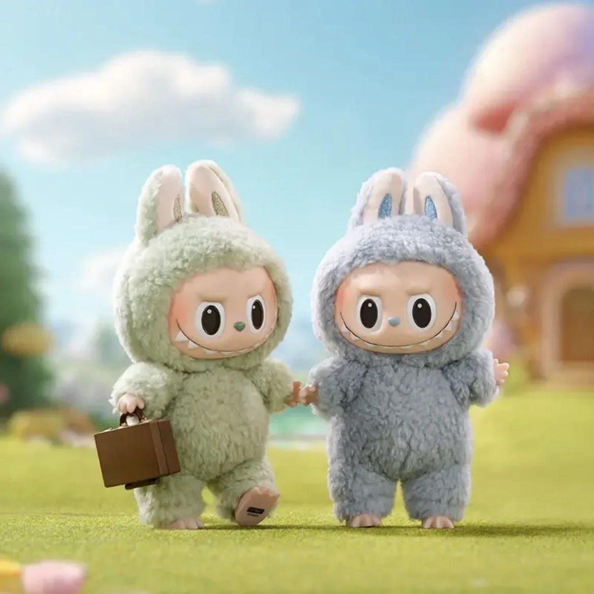 Labubu De Monsters Spannende Macarons Serie Blinde Doos Speelgoed Mystery Box Schattige Actie Anime Figuur Pop Kinderen Verjaardagscadeau