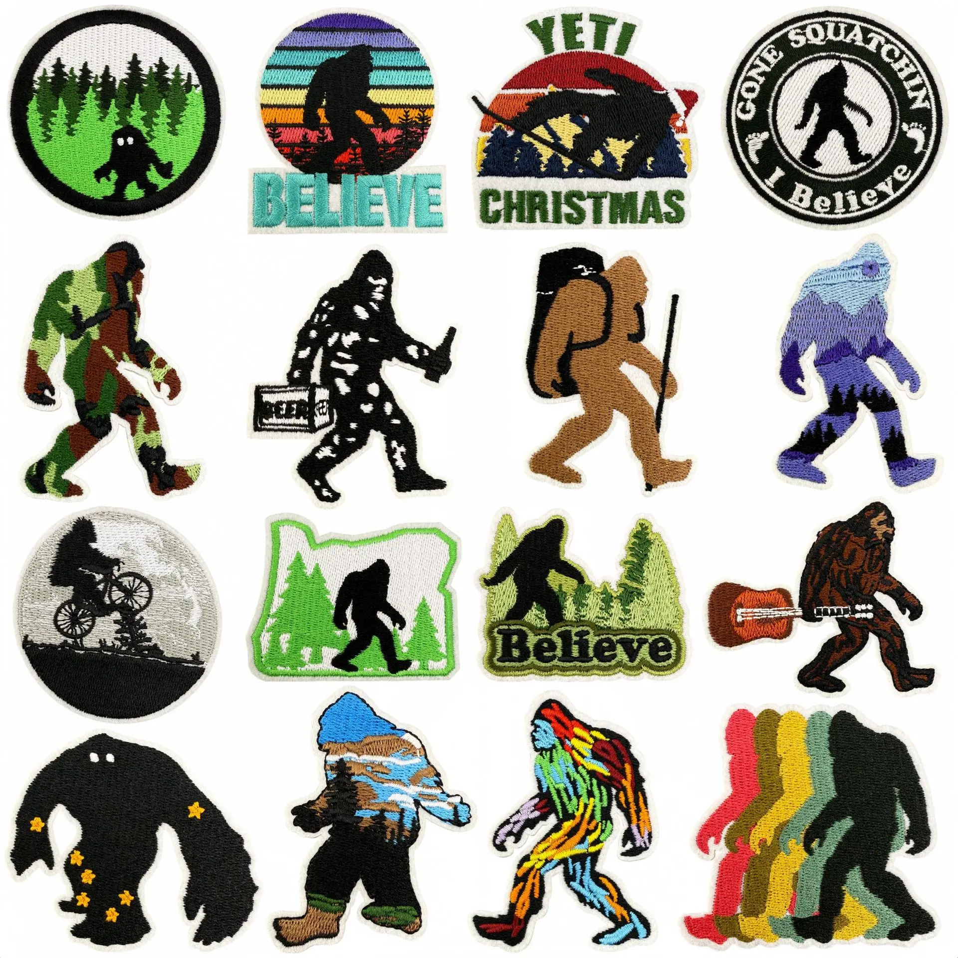 Parche termoadhesivo bordado gorila tribal – Salvaje para ropa - imagen 5