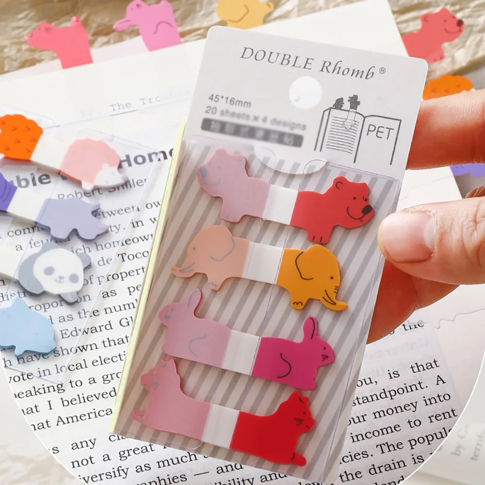 2 Packs IndexStickers With StickyStickySticky Notes, Sticky Notes,Stickers, High Aesthetic Labels