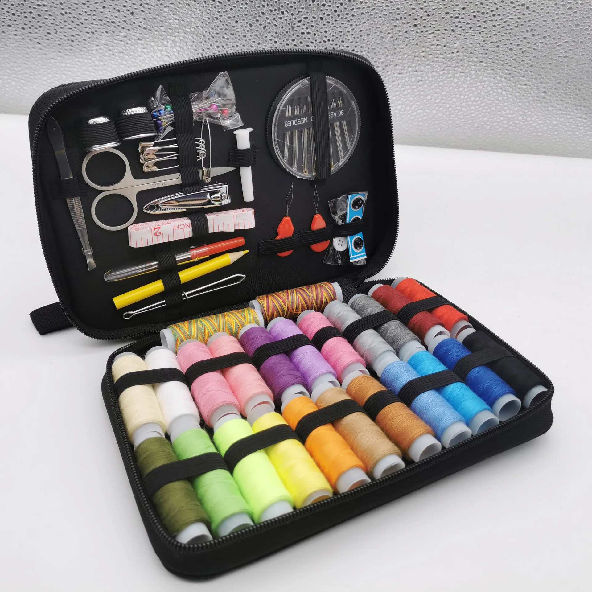 

Portable Sewing Box Sewing Box Multifunctional Travel Sewing Kit Needle And Thread Storage Bag Fabric Craft Sewing Set