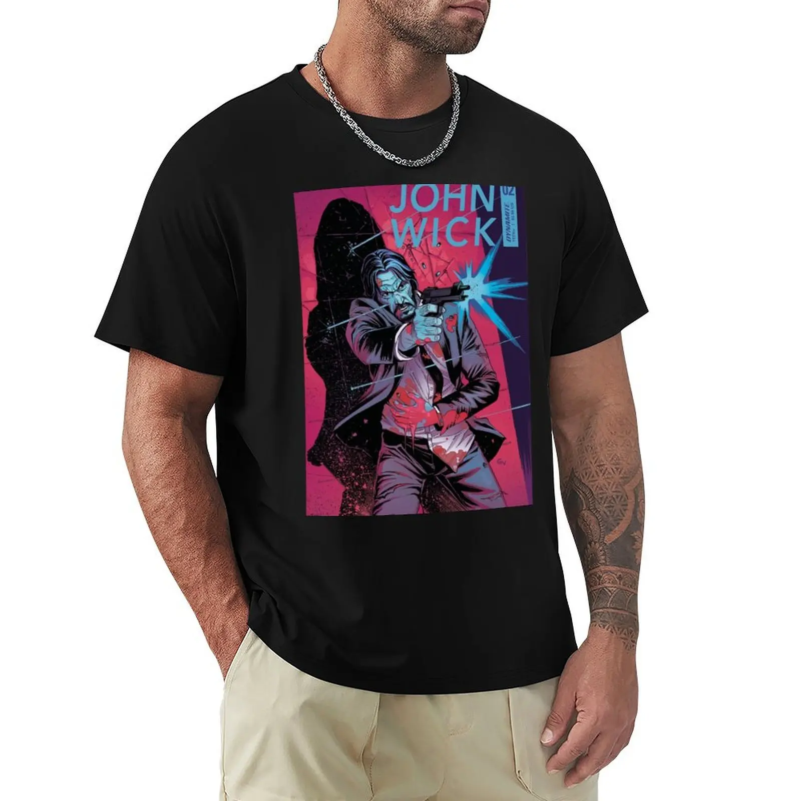 

John Wick T-Shirt shirts graphic oversize t-shirts man summer 2025 oversized t shirt men