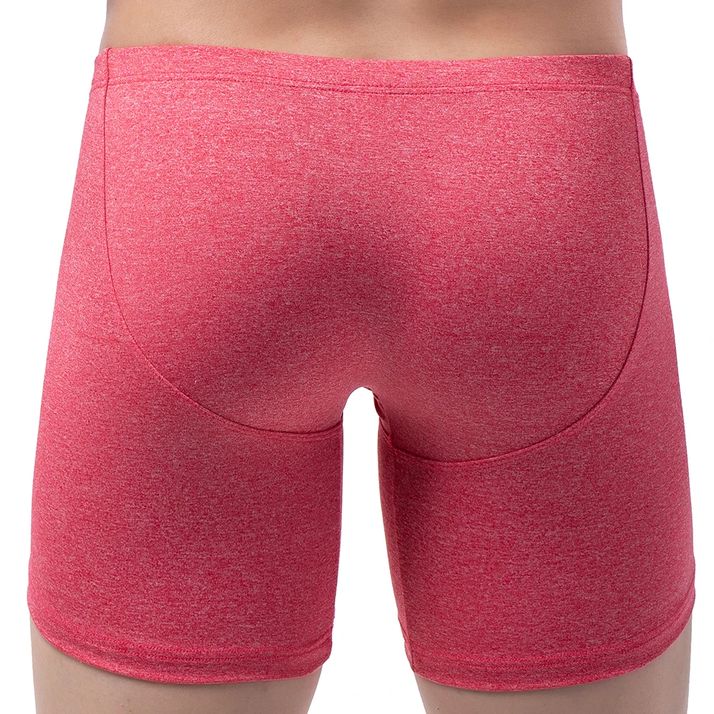 iKingsky Men's Long Leg Boxer Briefs Sexy Bulge Trunks No Ride Up Underwear Soft Men Underpanties