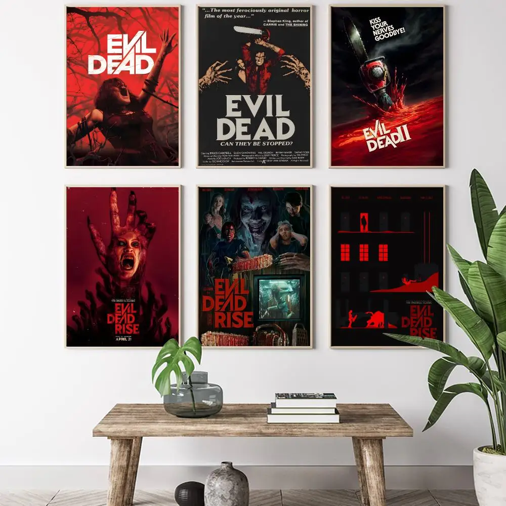 The Evil Dead Poster No Framed Painting Calligraphy HD Canvas Poster living room bedroom bar aesthetic decoration