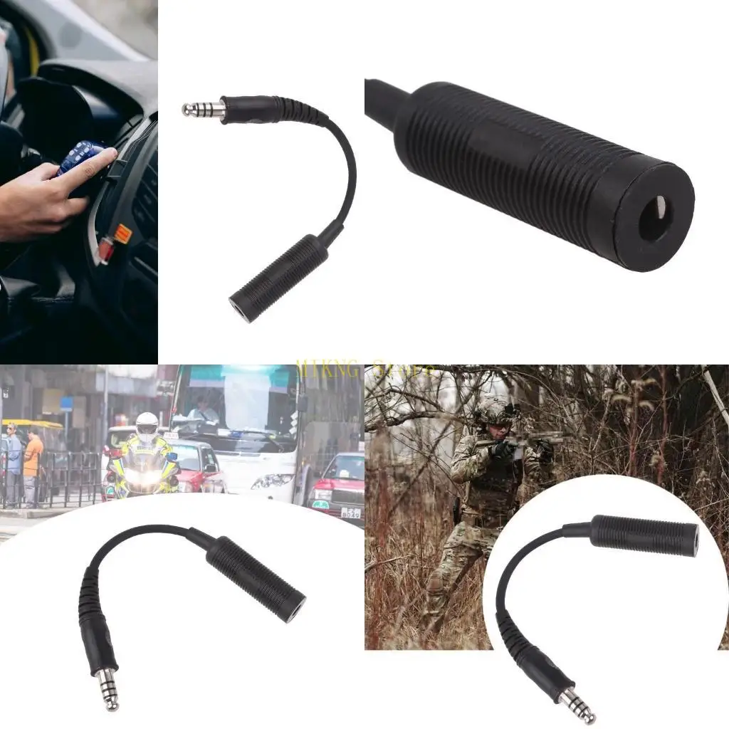Lightweight & Durable Universal to Civilian Wiring Adapter ABS Converter Perfect for Communication Accessories best sale