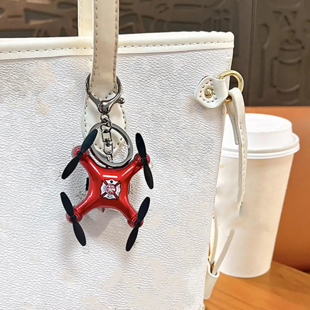 Drone Style Keychain Pendant Personalized Cartoon Mini Versatile Hanger Backpack Keychain Kids Schoolbag Keychain Pendant