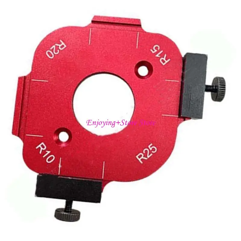 

G6DA 4 in 1 Radius Routers Templates Radius Corner for Woodworking Trimmer Engraving Machine Measuring Woodworking Tool