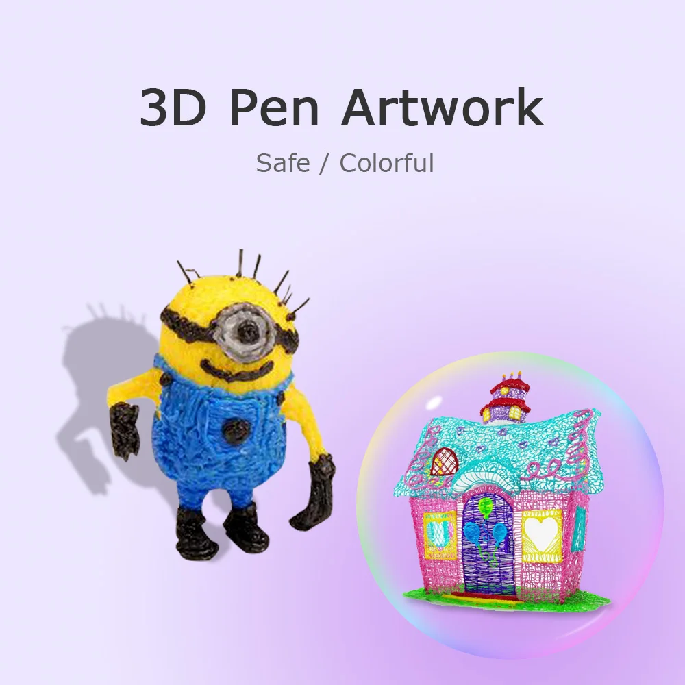 3D Pen Filament 5M Pla Plastic 1.75Mm Silk Dual Matte Carbon Fiber Marble Wood Glitter White Black Red Green Blue Purple Refill